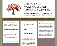 Chesapeake Multicultural Resource Center website snapshot