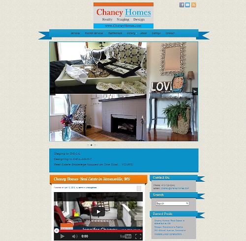 Chaney Homes website link